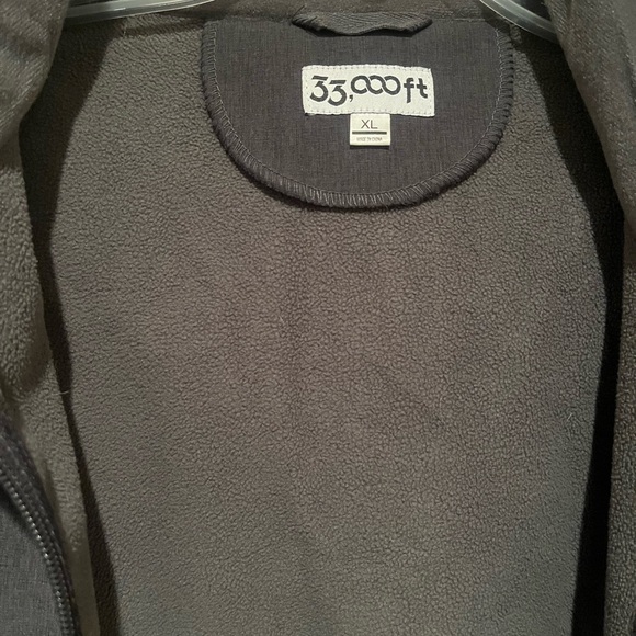 33,000 Feet Waterproof Fleece Line Rain Jacket XL - Picture 3 of 6